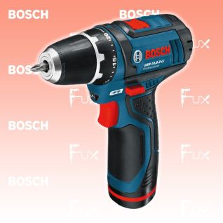 Bosch Professional GSR 12V-15 Akku-Bohrschrauber + 39-tlg. Zubehör-Set