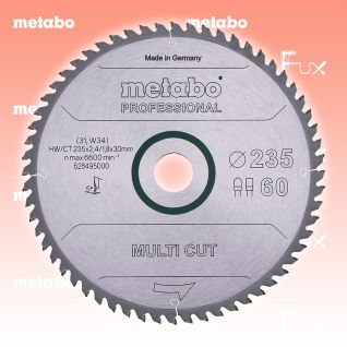 Metabo Kreissägeblatt 235 mm professional