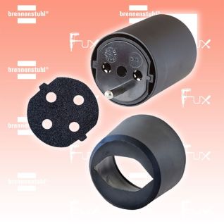 Brennenstuhl Fix-Adapter Set schwarz (Stecker DE auf CH, 3-polig