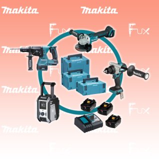 Makita 4-teilige bürstenlose Mega-Combo SET 8