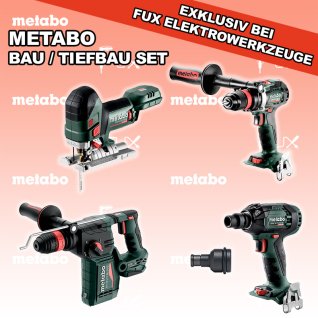 Metabo Bau / Tiefbau Set  6 SOLO