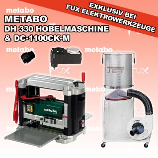 Metabo DH 330 Hobelmaschine & DC-1100CK-M