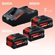 3x EXBA18V-80 + EXAL18V-160 Starter-Set