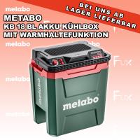 Metabo KB 18 BL Akku Kühlbox mit Warmhaltefunktion