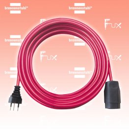 Qualitäts-Kunststoff-Verlängerungskabel 10m rot