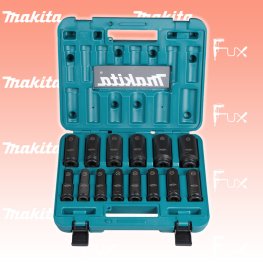 Set Schlagnüsse  1/2" lang Impact Black 14 Stk