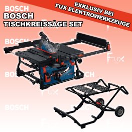 EXTS100-254X Tischkreissäge Set mit GTA50W Transport- und Arbeitstisch